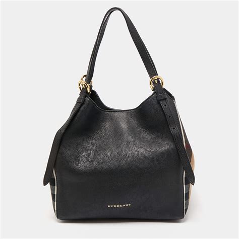 burberry canterbury tote review|black leather burberry handbag.